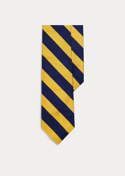 Men's Polo Ralph Lauren Striped Silk Twill Narrow Ties | 529016ERP